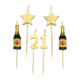 Taartkaarsjes Set 21 Jaar (6st)