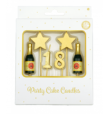 Taartkaarsjes Set 18 Jaar (6st)