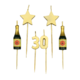 Taartkaarsjes Set 30 Jaar (6st)