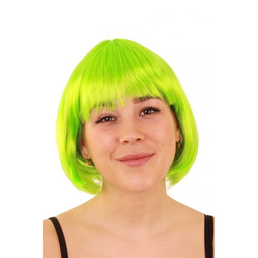 Pruik bobline sensation fluor groen