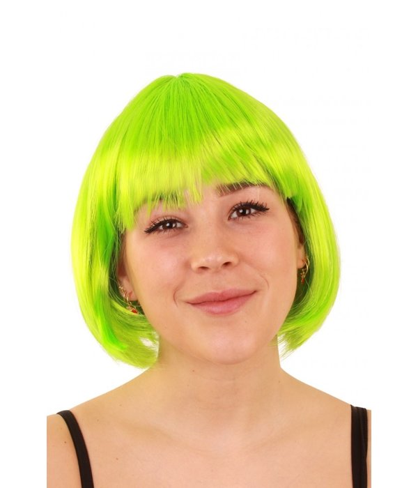Pruik bobline sensation fluor groen