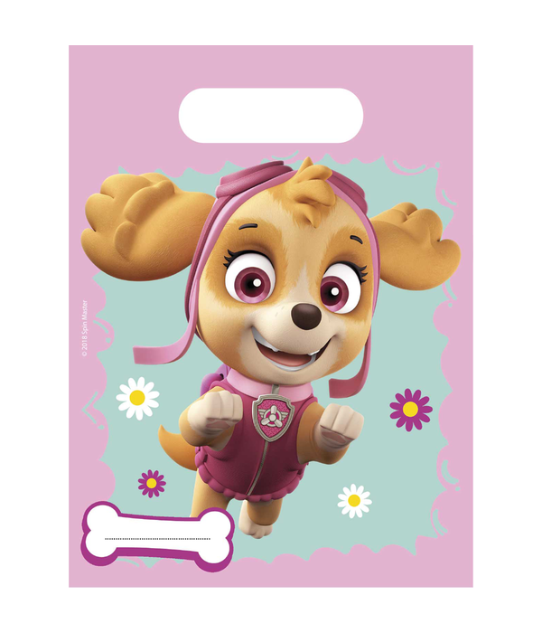 Uitdeelzakjes Paw Patrol Skye en Everest (6st)
