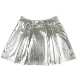 Minirokje Shiny Zilver