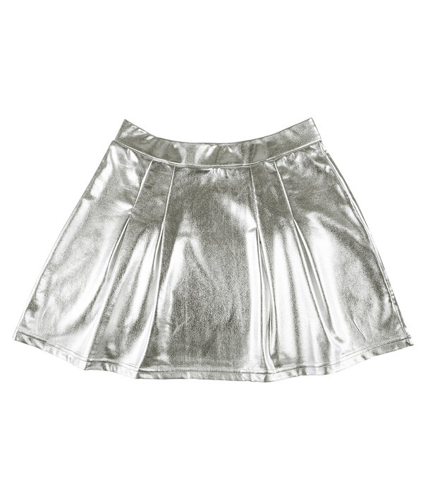 Minirokje Shiny Zilver