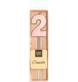 Cijferkaars 2 Metallic Roségoud