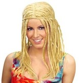 Pruik Jamaica met dreadlocks blond