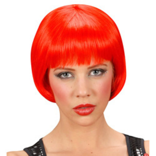 Pruik rave rood