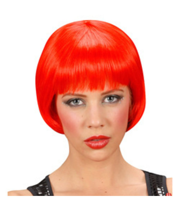 Pruik rave rood