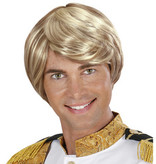 Blonde herenpruik