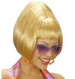 Pruik partygirl 70's blond