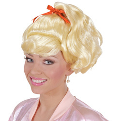 Pruik Sandy girl afbeelding