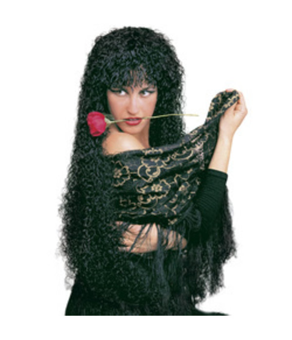 Zigeunerin pruik zwart
