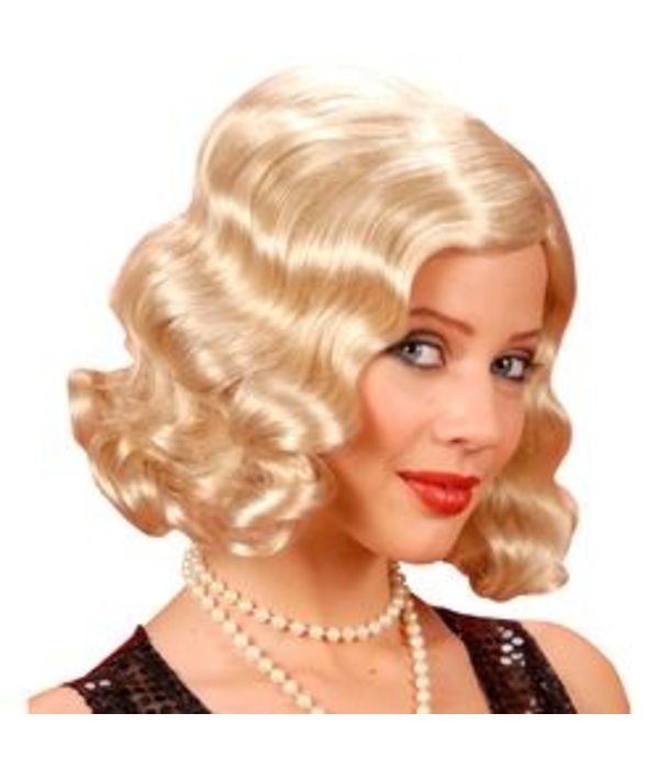 Pruik Roaring 20s blond