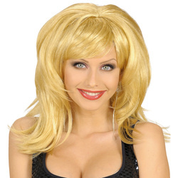 Pruik flirty blond afbeelding