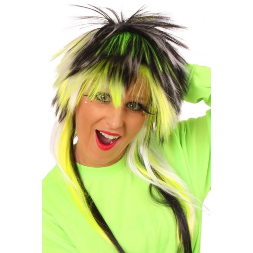 Pruik rock punk Angela