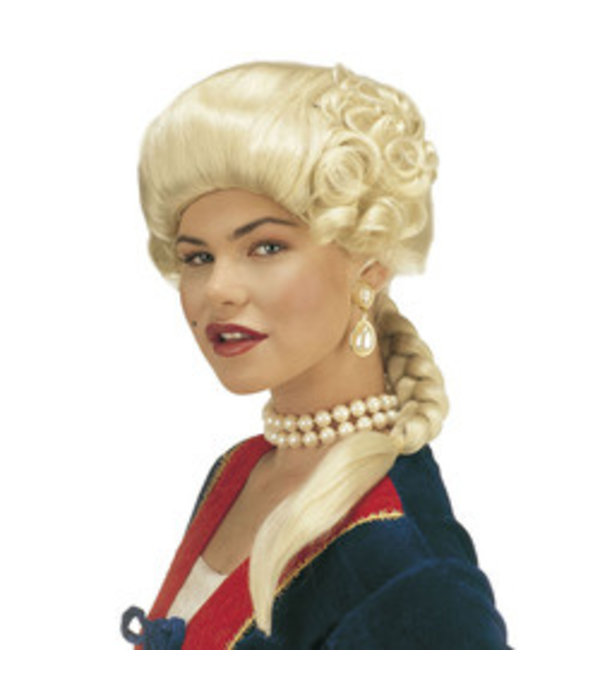 Pruik Hertogin Josephine blond