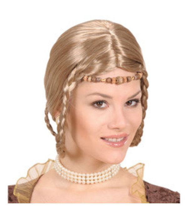 Pruik Middeleeuwse prinses