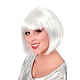 Pruik sensation bobline wit