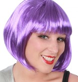 Pruik sensation bobline paars