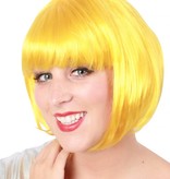 Pruik Sensation Bobline geel