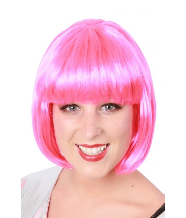 Pruik sensation bobline pink