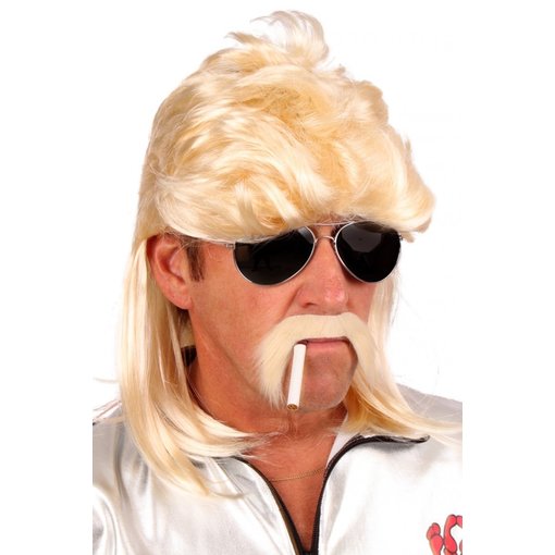 Pruik Aso Jeffrey blond