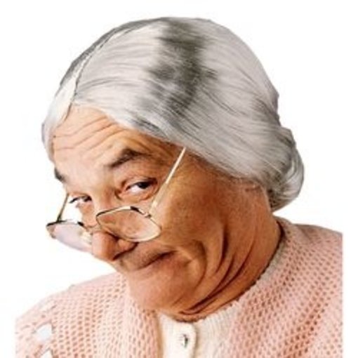 Pruik Grootmoeder