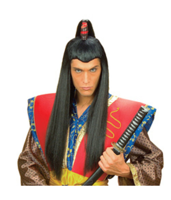 Pruik Samurai lang