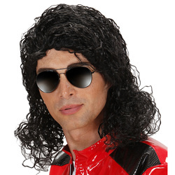 King of Pop pruik elite afbeelding