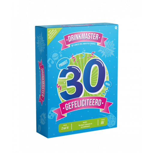 Drinkmaster Drankspel 30 Jaar
