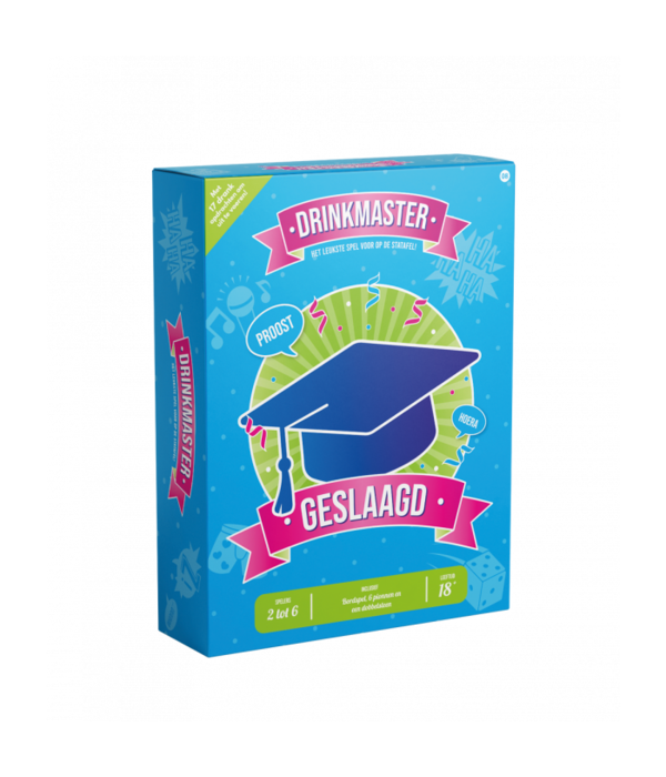 Drinkmaster Drankspel Geslaagd