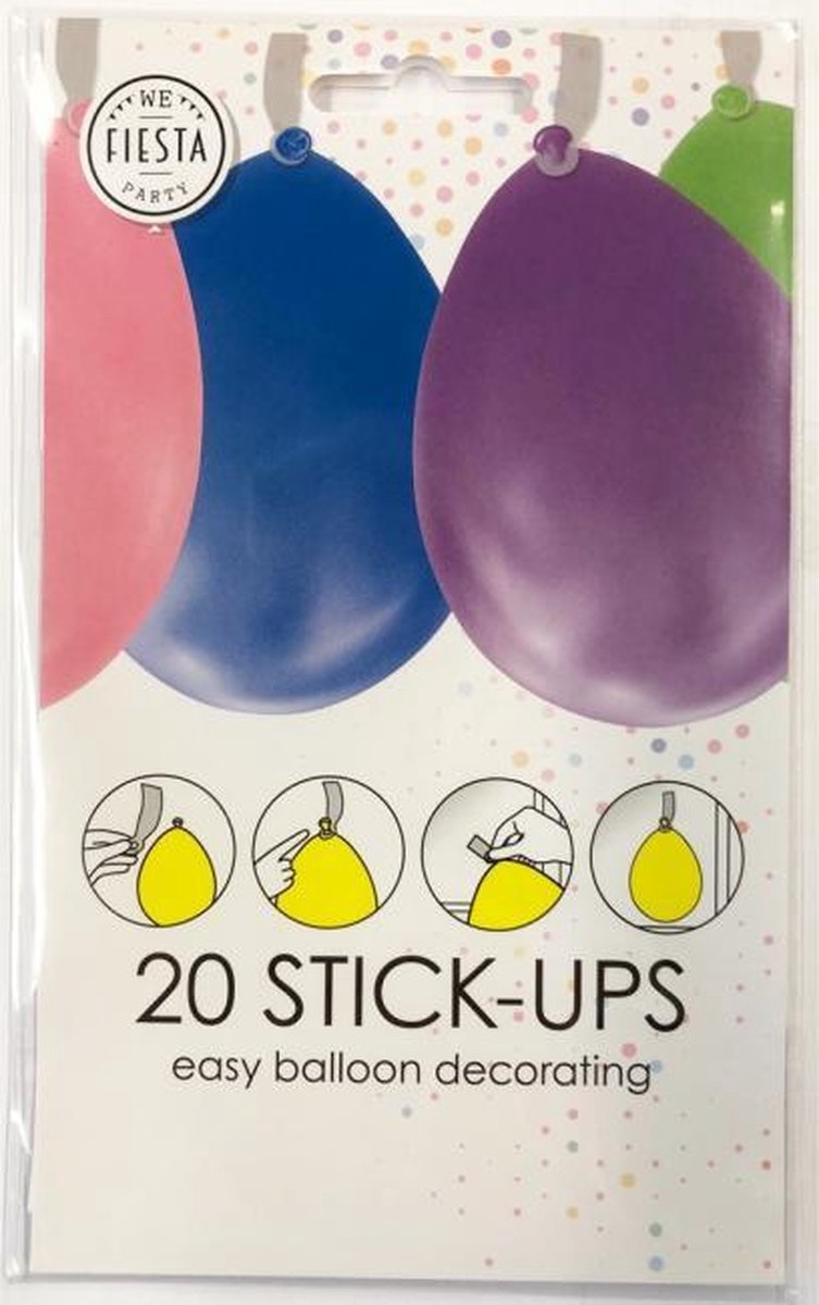 Ballon Plakkers Stick-up (20st)