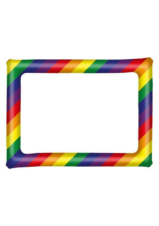 Opblaasbaar Photo Frame Regenboog (60x80cm)