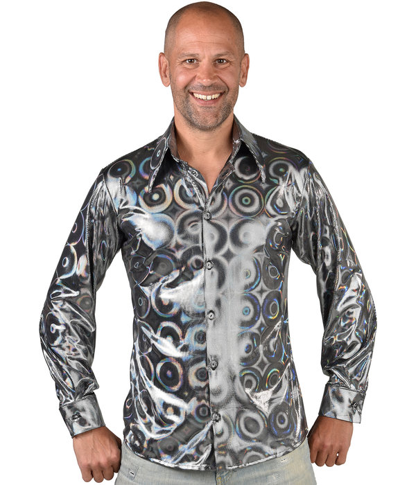 Blouse Hologram Circkel Zilver Heren