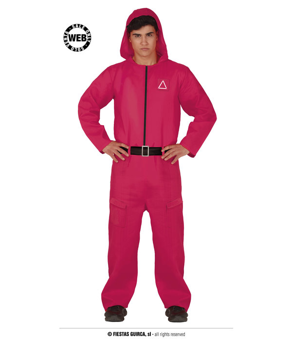 Squid Game Pak Rode Overall Heren