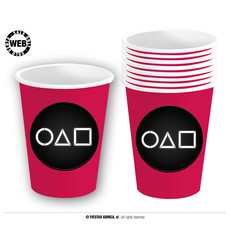 Feestbekers Squid Game (6st)