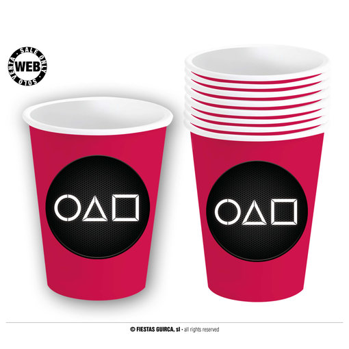 Feestbekers Squid Game (6st)