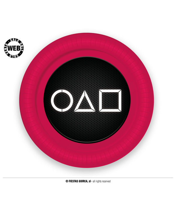 Bordjes Squid Game (6st)