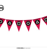 Vlaggenlijn Squid Game (4m)