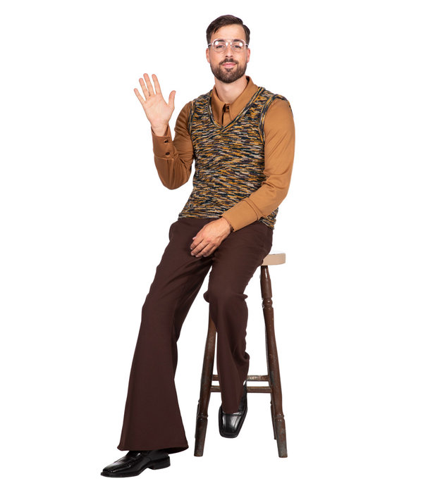 Retro Jaren 70 Outfit Heren