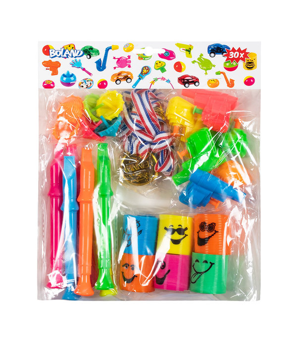 Feestzakje Met 30 Speelgoedjes