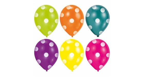 Ballonnen met stippen