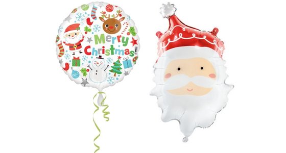 Kerst Helium Ballon