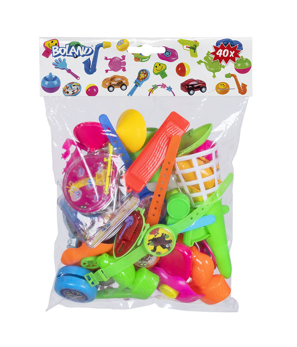 Feestzak 40 Speelgoedjes