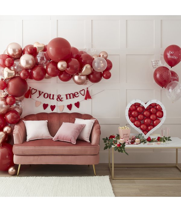 Hartvormige Ballon Mozaïek Standaard