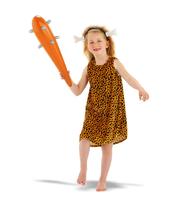 Holbewoner Meisjes Kostuum 2-delig Maatkeuze: Maat S