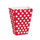 Snackbakjes Rood Met Witte Stippen (8st)