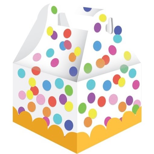 Uitdeeldoosjes Confetti (6st)