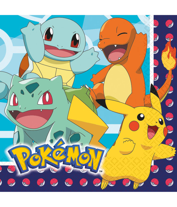Pokemon Servetten (16st)