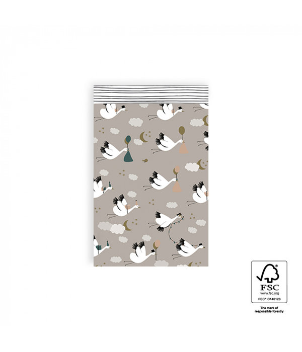 Cadeauzakjes Ooievaar (10st)